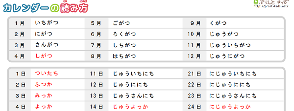 子供用カレンダーを無料ダウンロード 8選 19年 ぬくとい