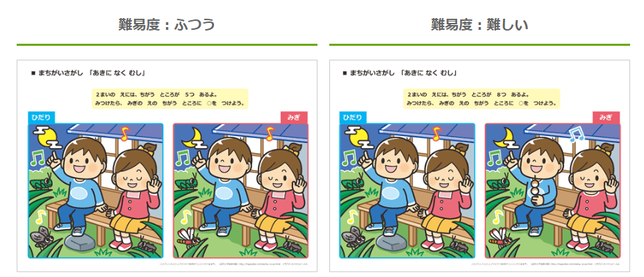 厳選まとめ 間違い探し 無料でダウンロードして印刷できるサイト12選 ぬくとい